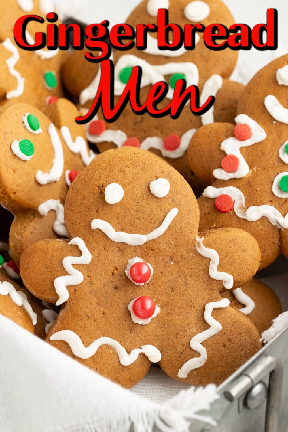 Gingerbread Men Cookies pin.