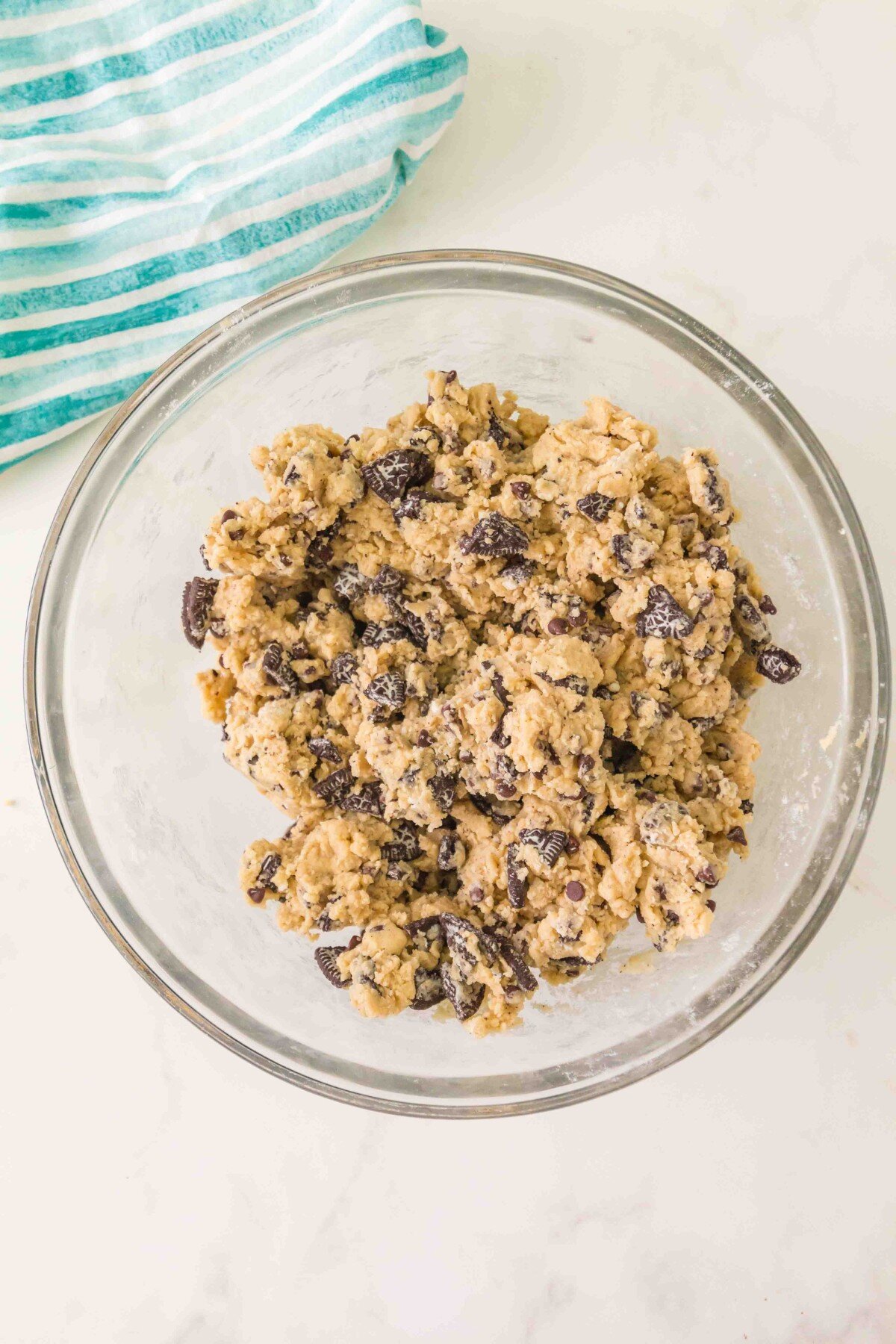 Finished cookie batter. 