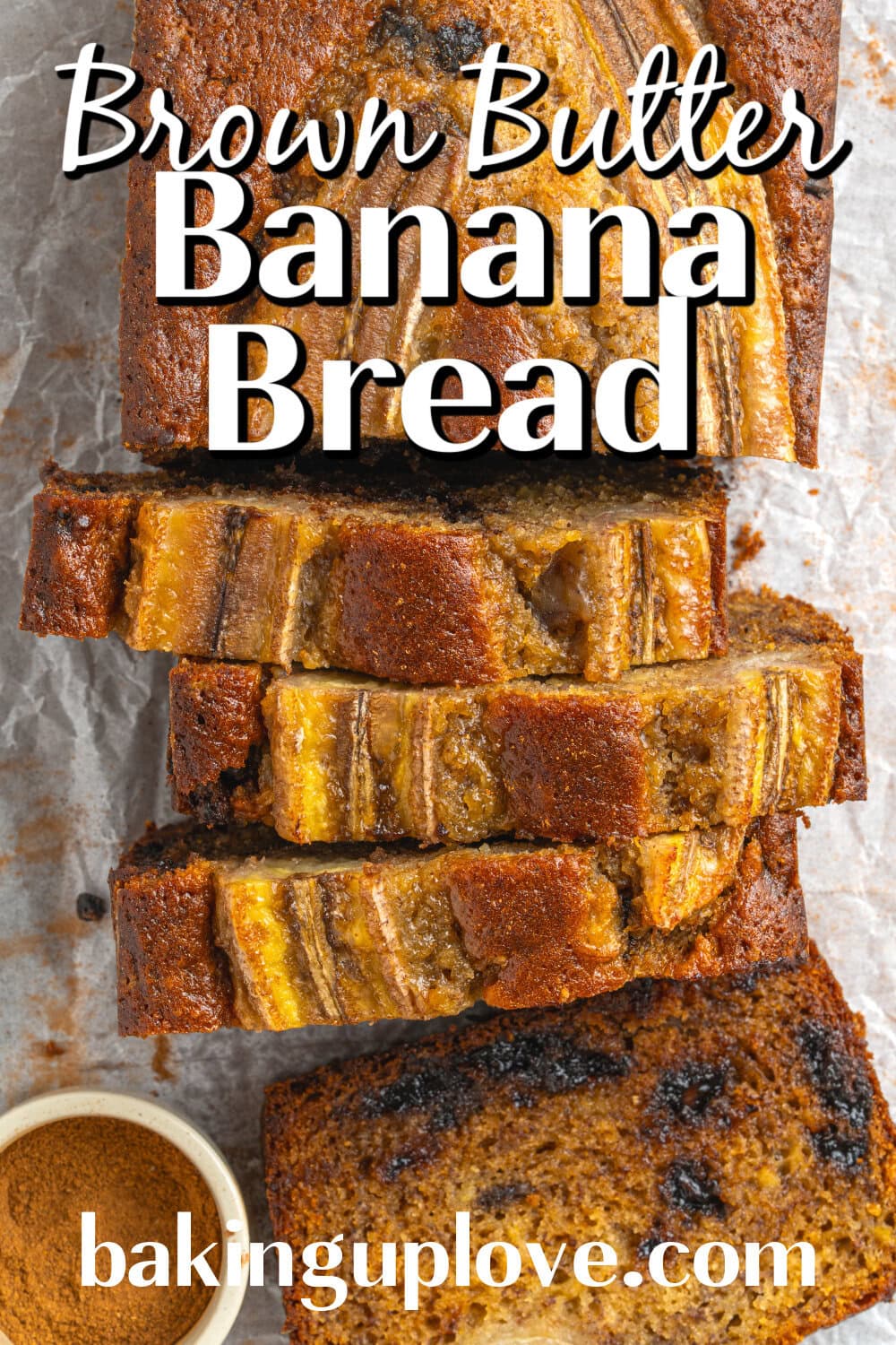 Brown Butter Banana Bread pin.