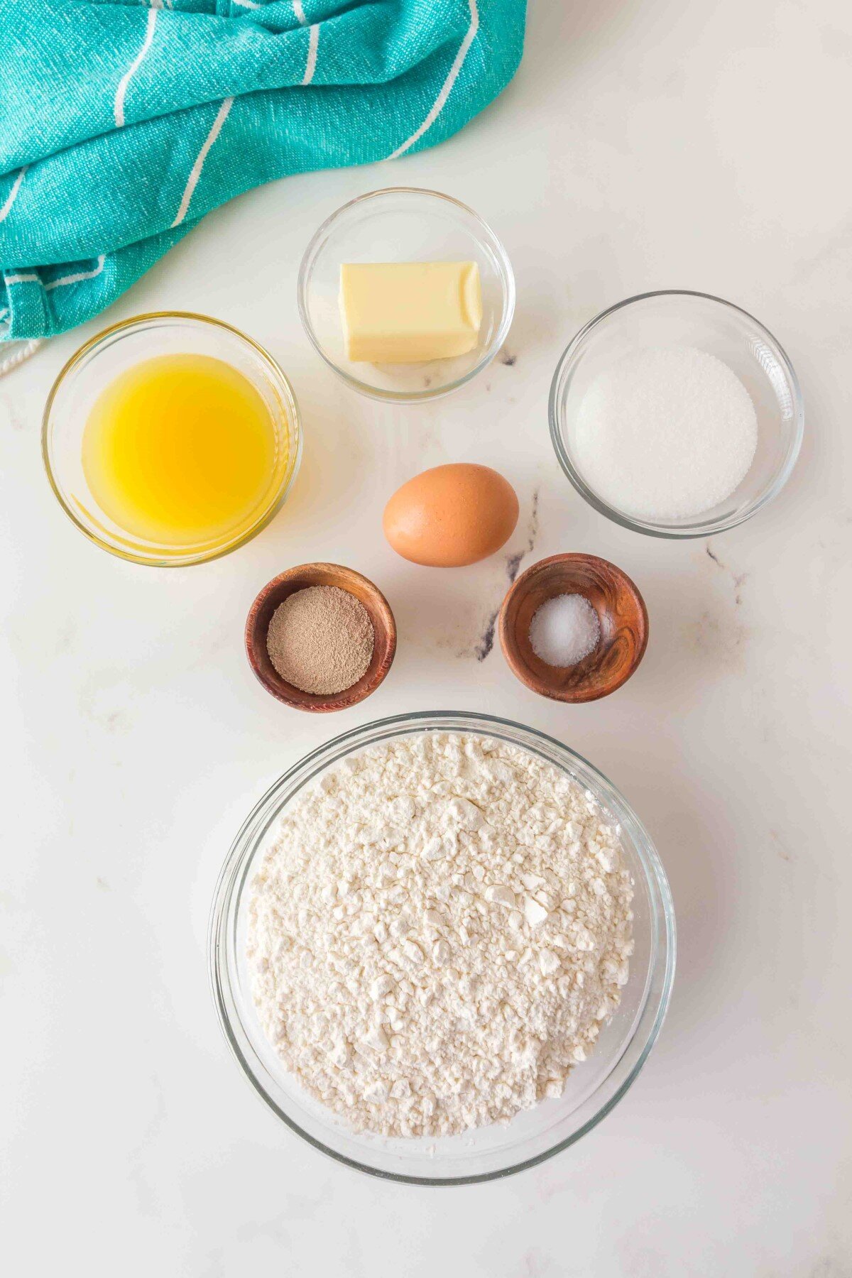 Hawaiian Dinner Rolls Ingredients.