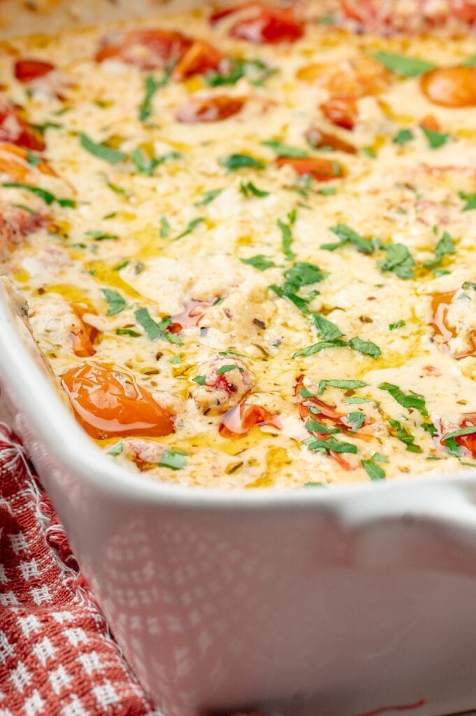 Front view of Hot Boursin Dip.