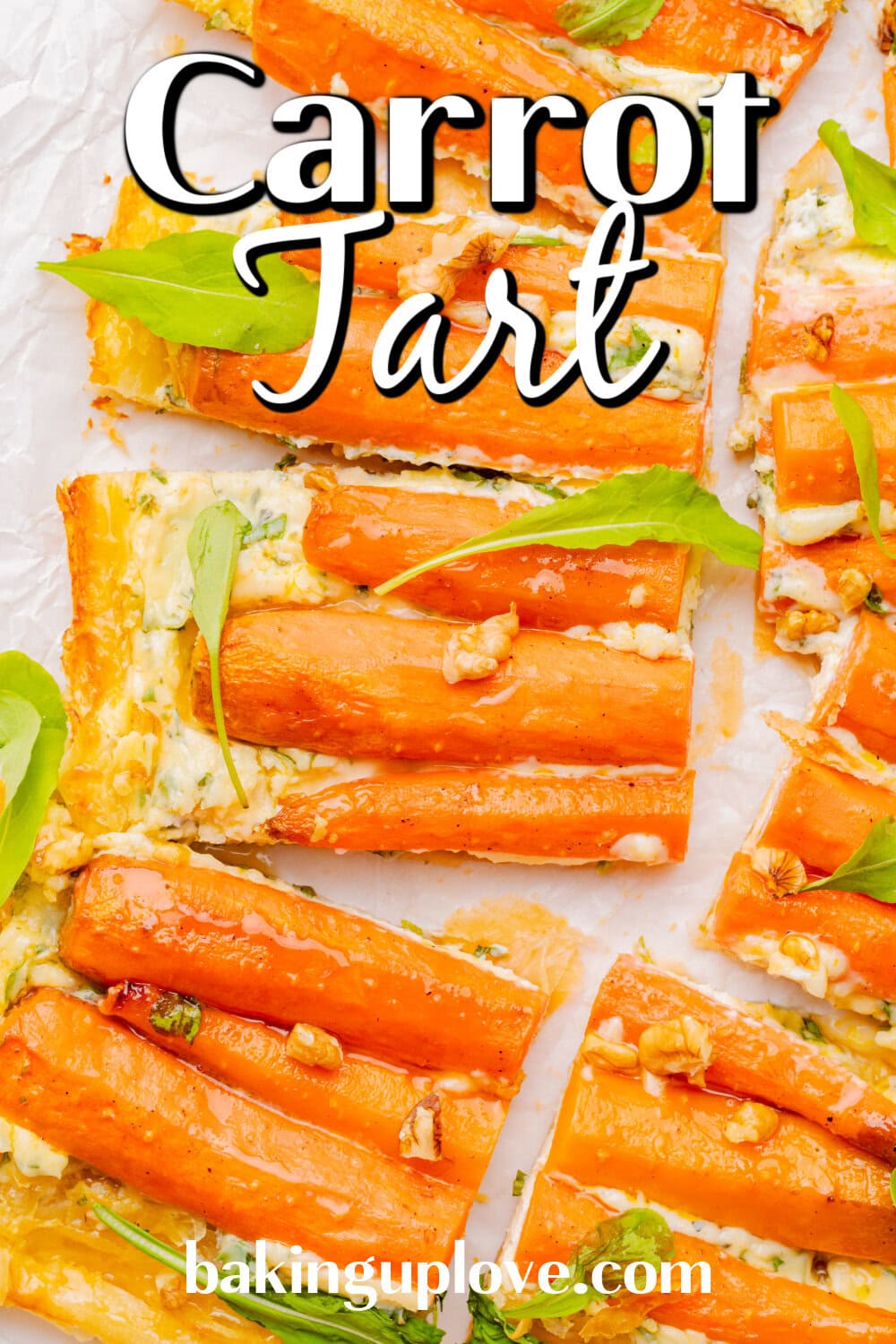 Roasted Carrot Tart pin.