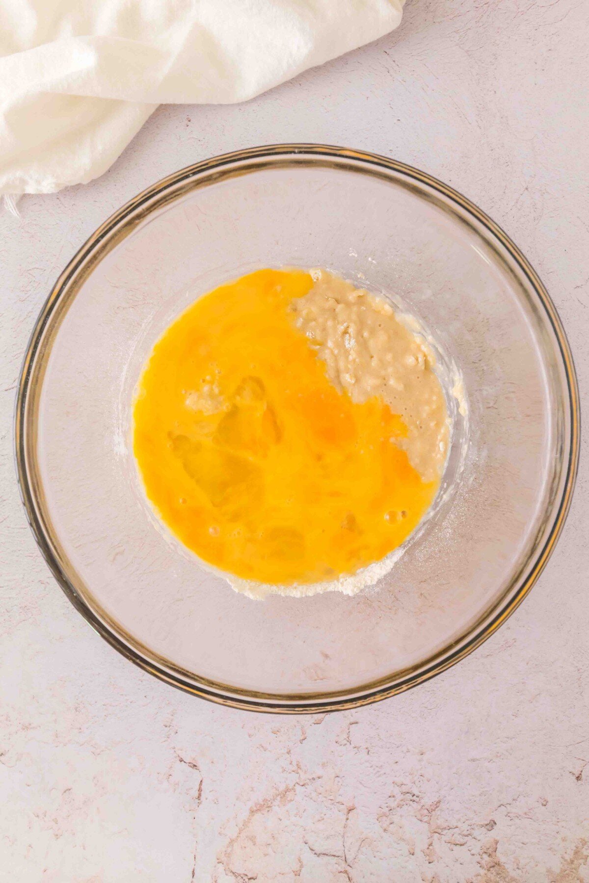 Eggs added. 