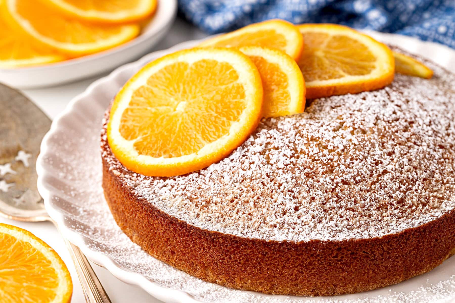 Whole orange olive oil cake.
