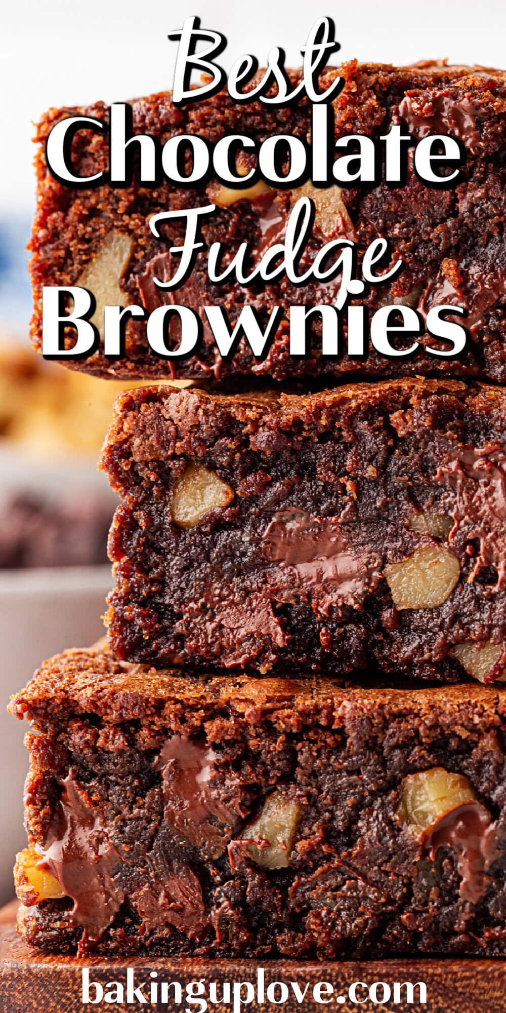 Best Chocolate Fudge Brownies pin.
