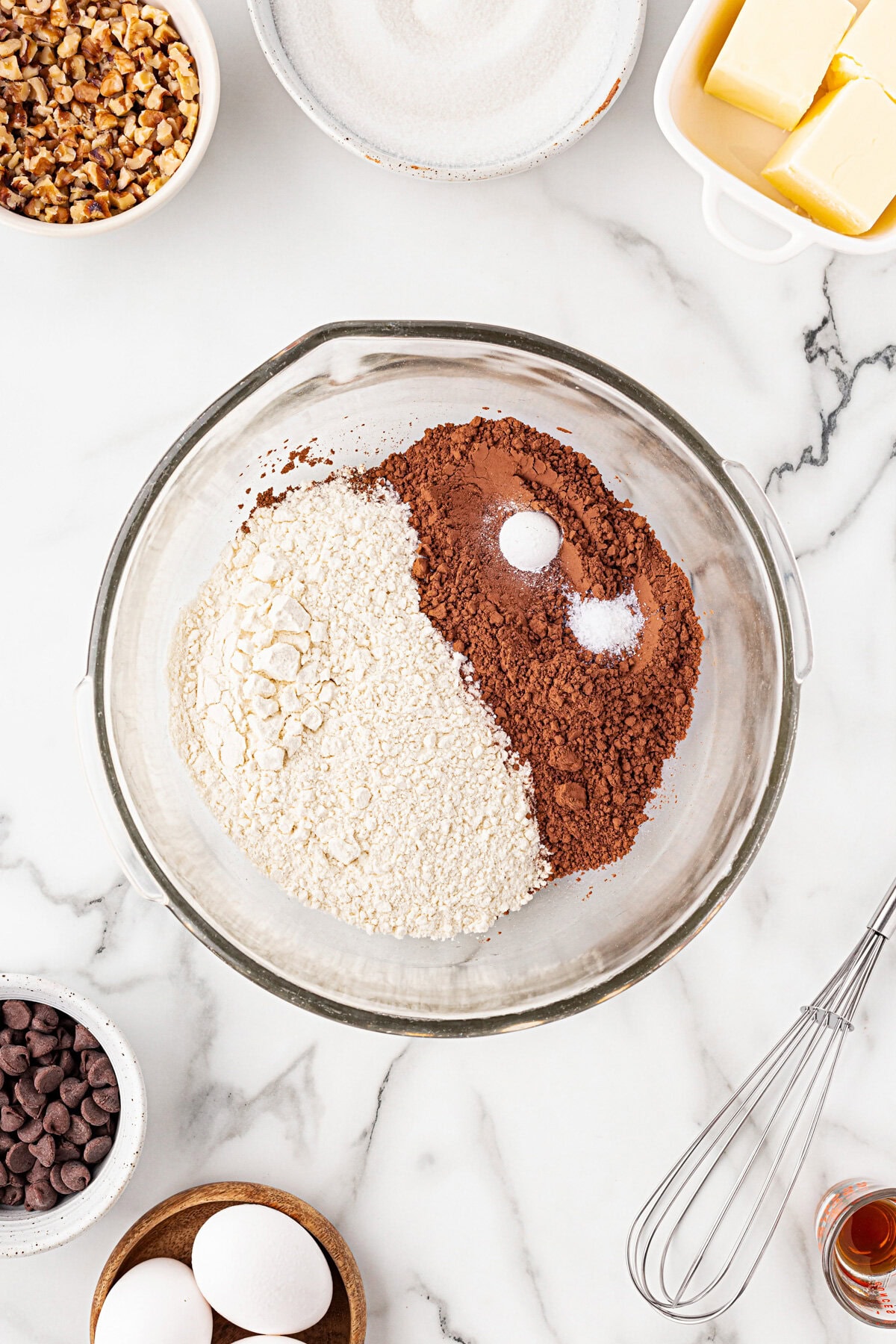 Dry Ingredients in a large bowl.