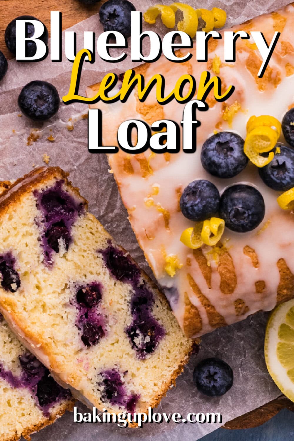 Blueberry Lemon Loaf pin. 