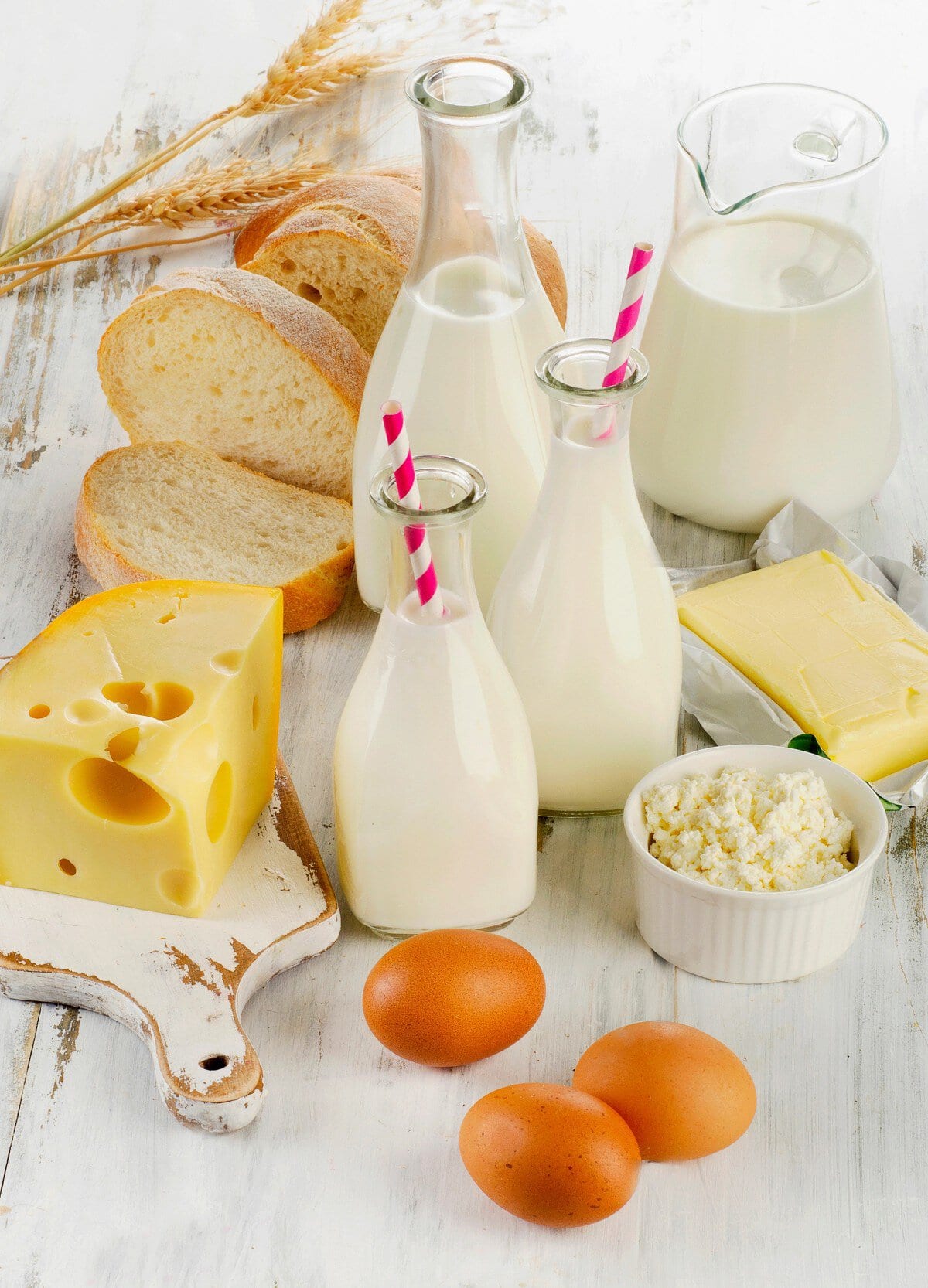 Butter, eggs and dairy. 