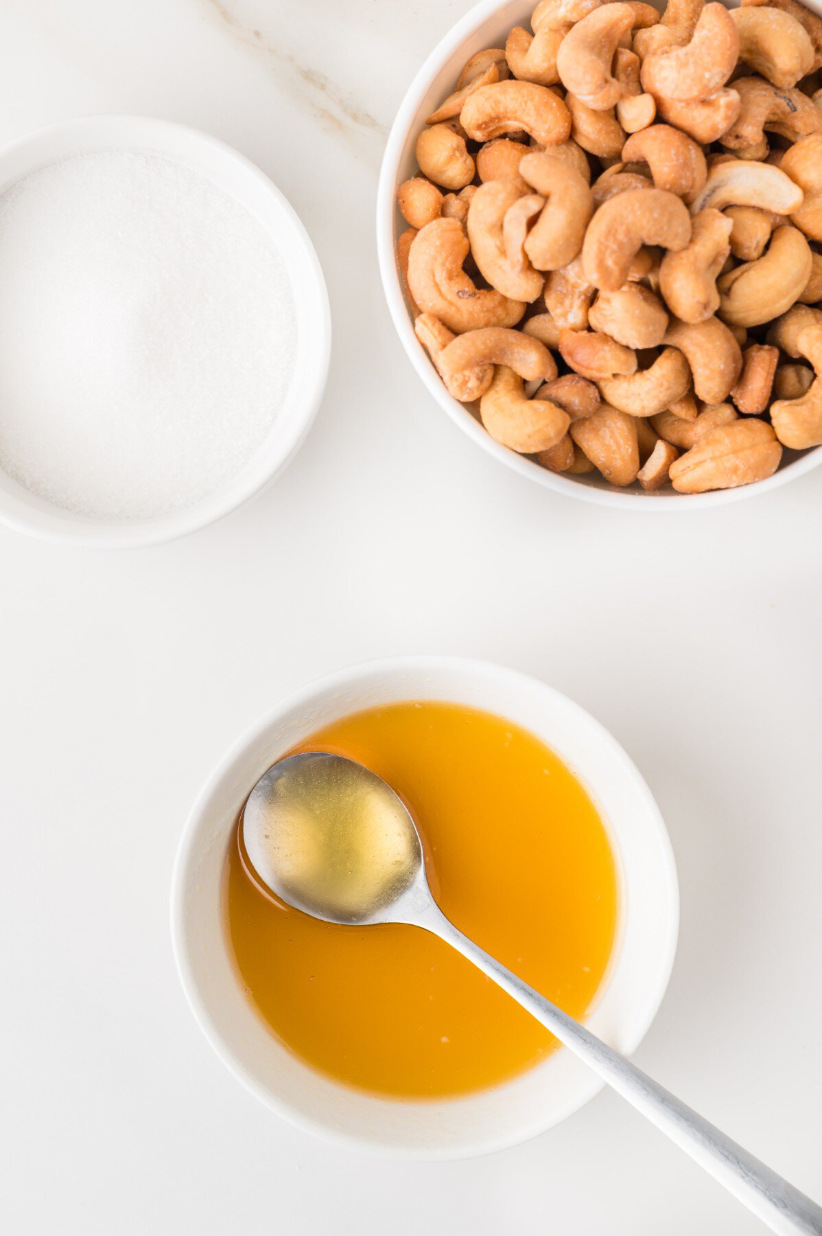 Melted honey butter. 