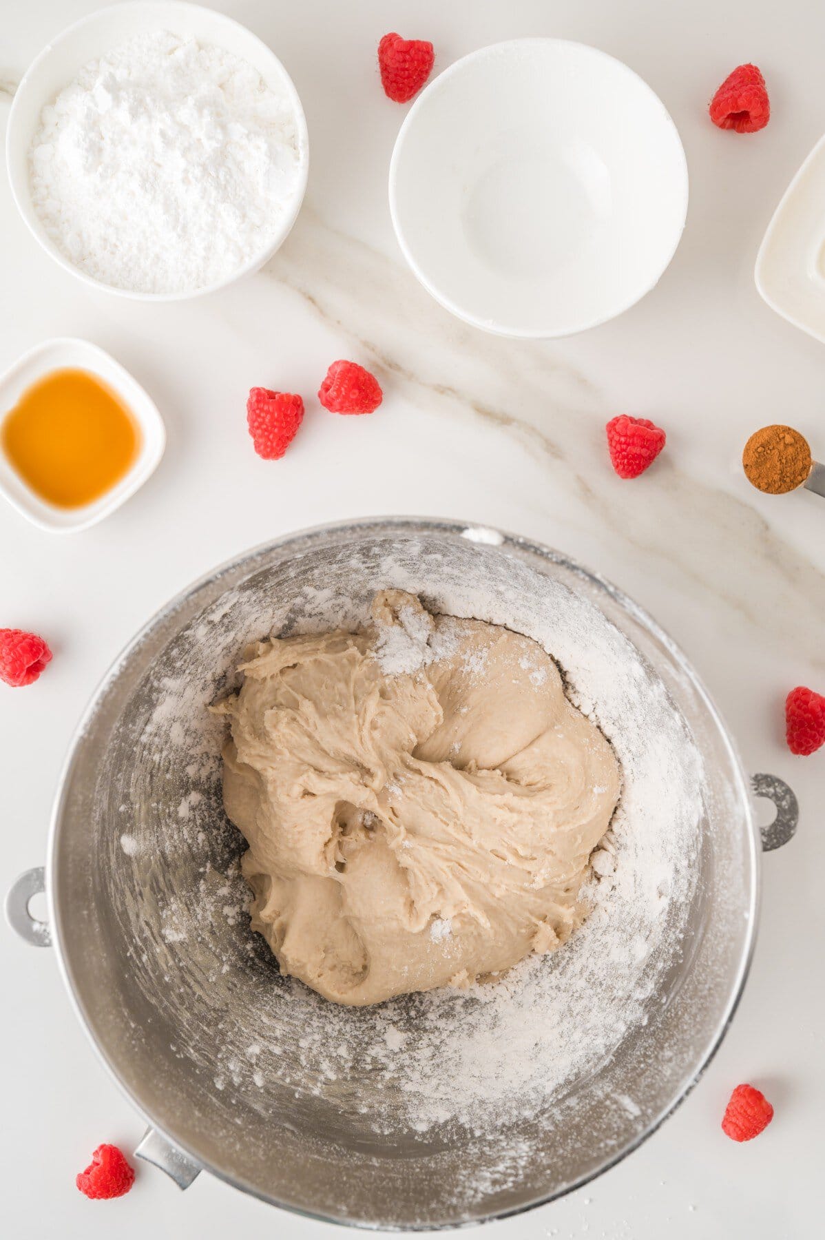 Dough made. 
