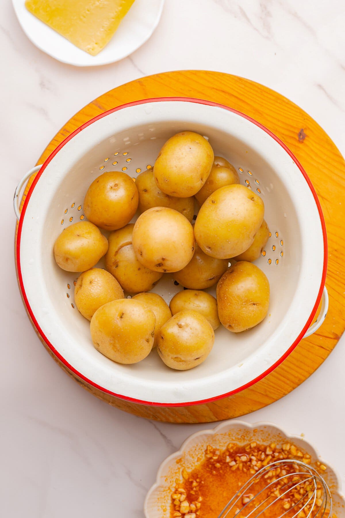 Boiled potatoes