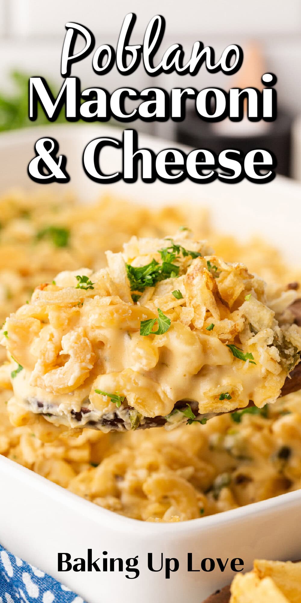 Poblano Mac and Cheese pin. 