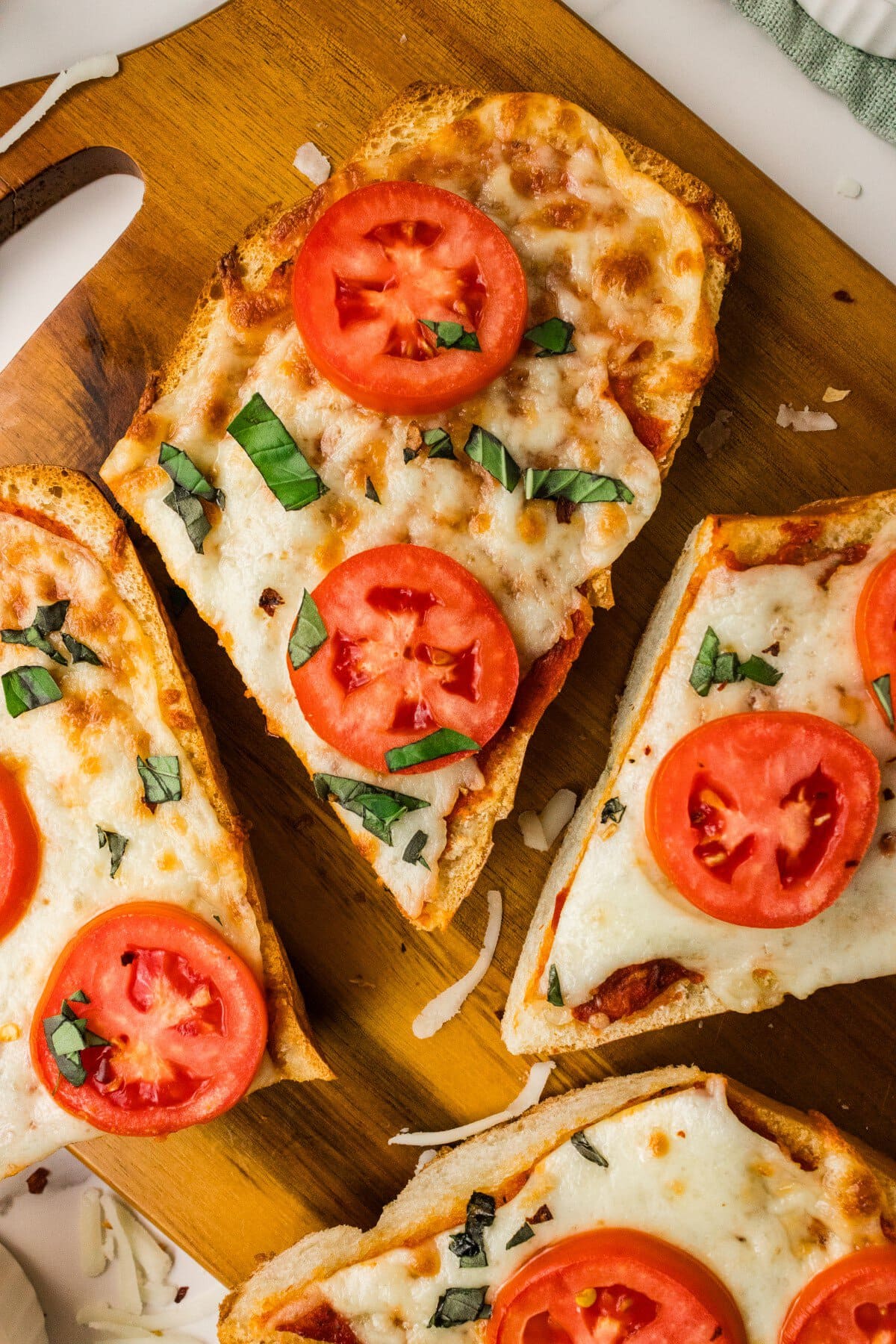Sliced and ready to eat.