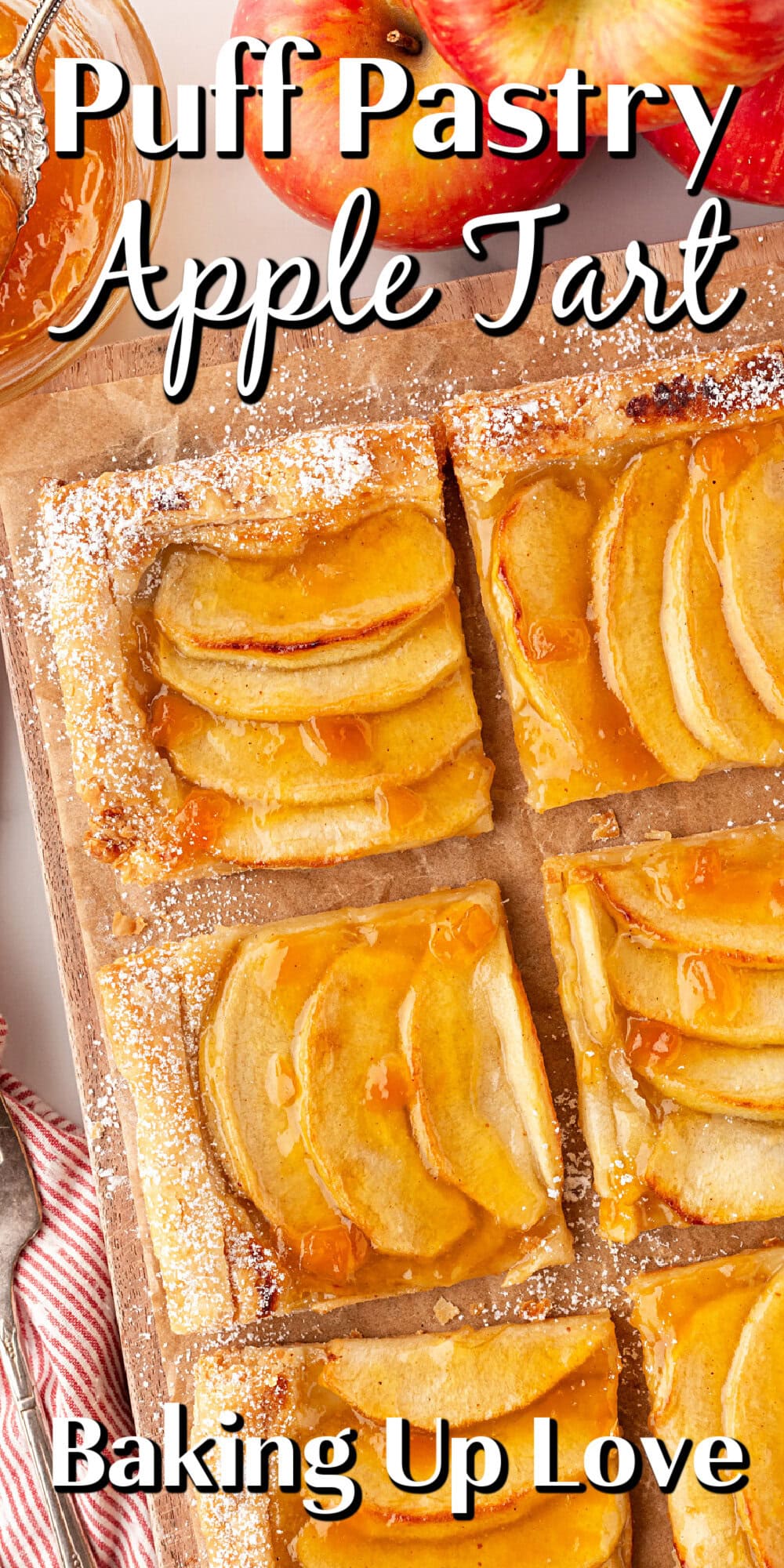 Puff Pastry Apple Tart pin. 