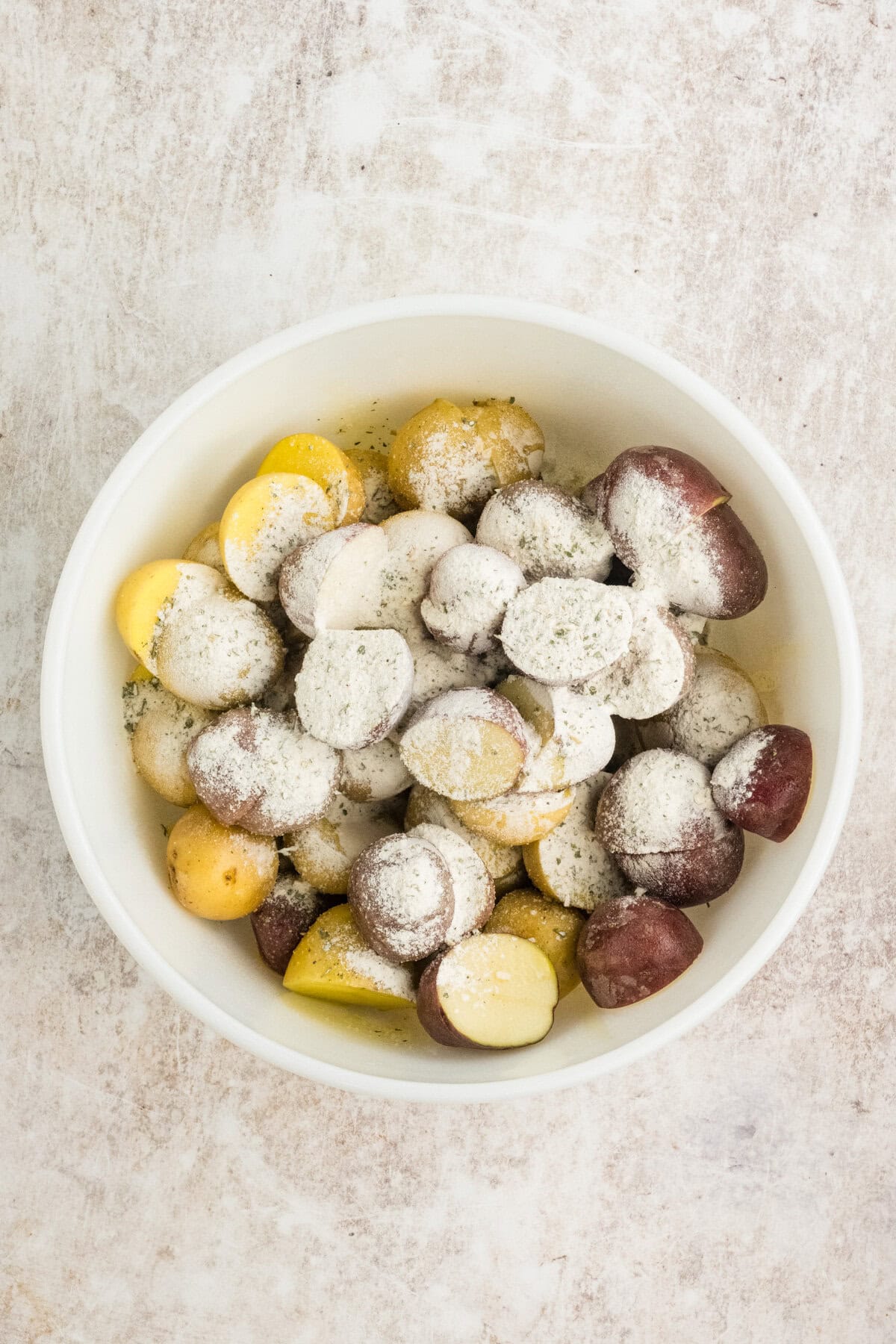 Ingredients in a bowl.