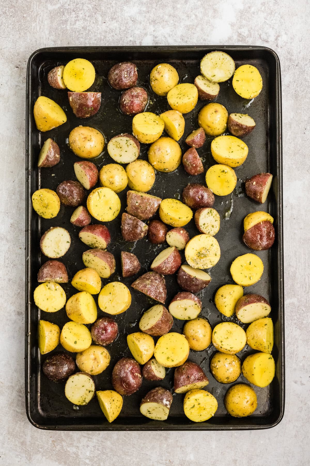 Ready for the oven.
