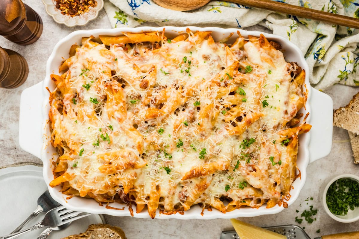 Baked and ready to serve.