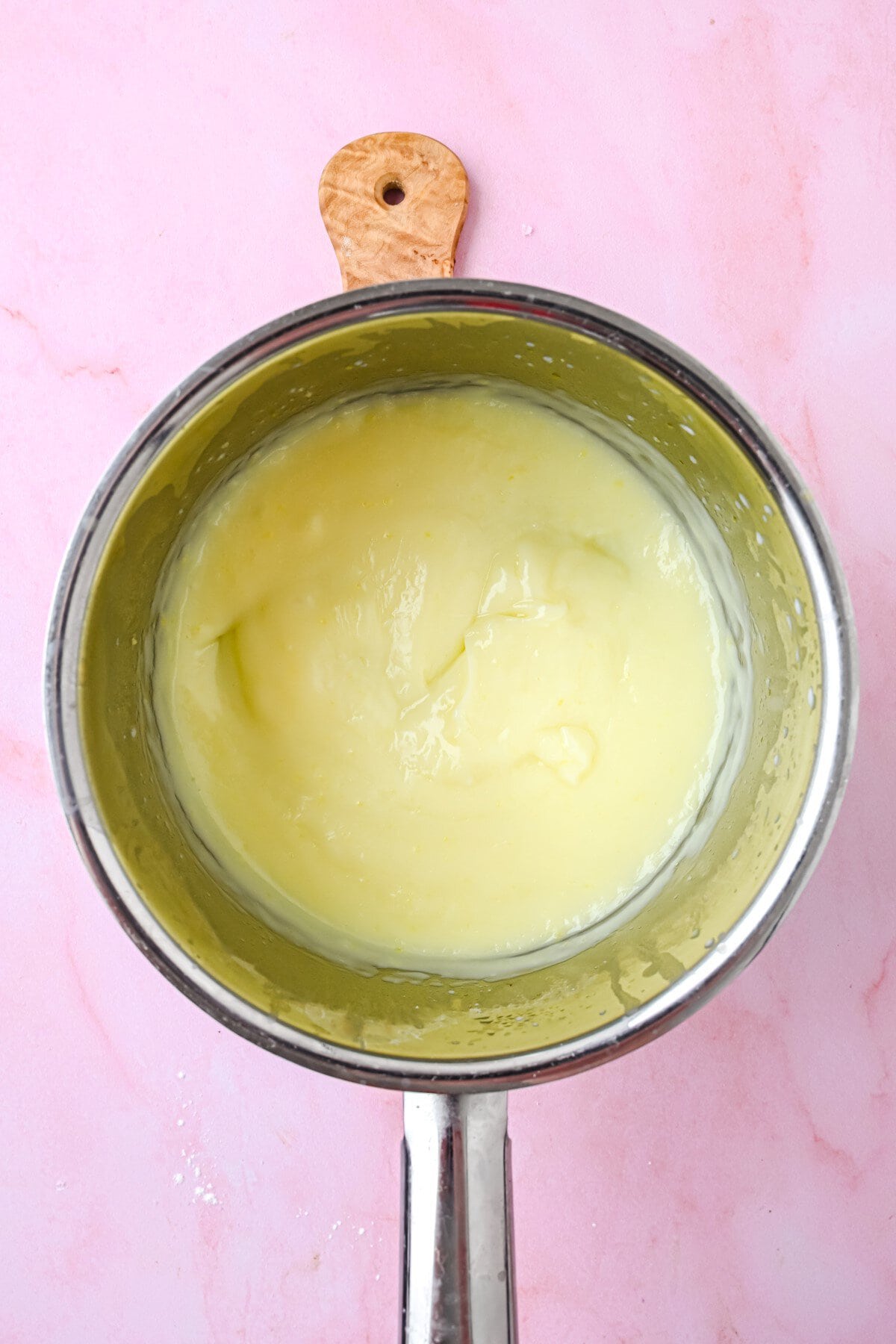 Heat until thickened.
