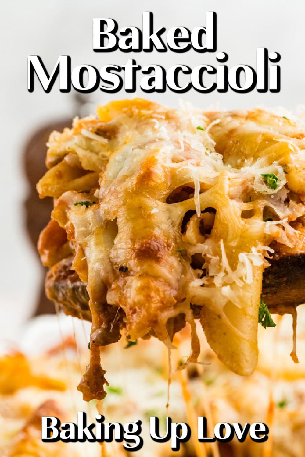 Baked Mostaccioli pin.