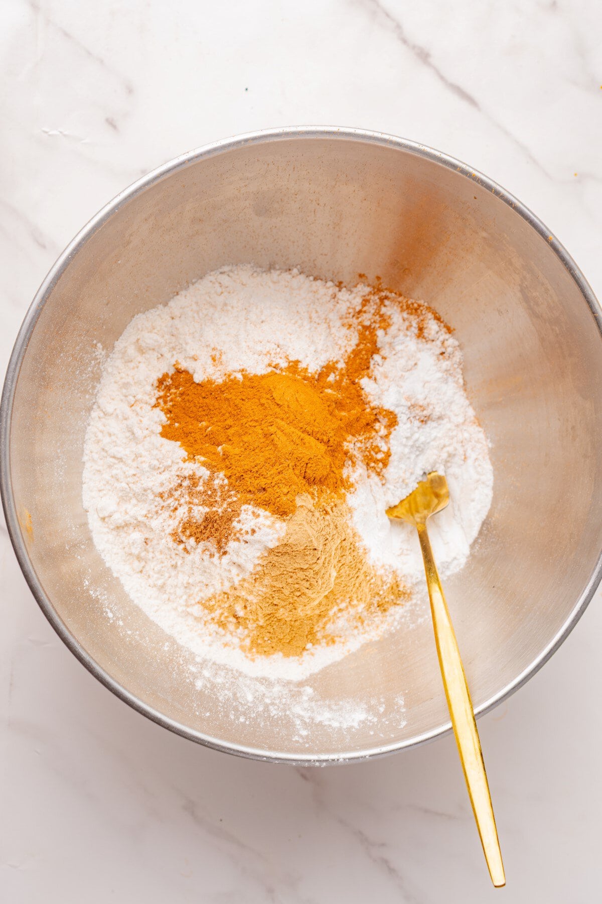 Dry Ingredients in a bowl.