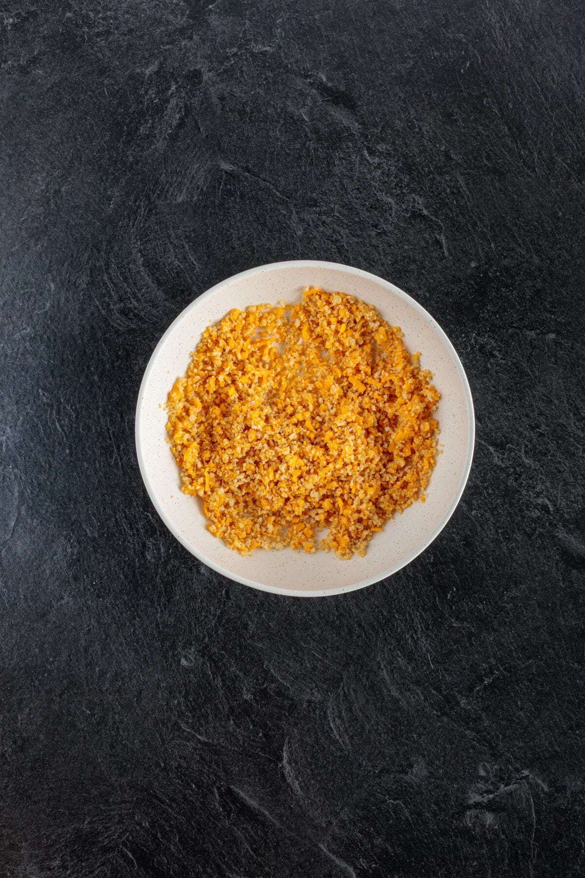 Panko breadcrumb topping in a bowl.