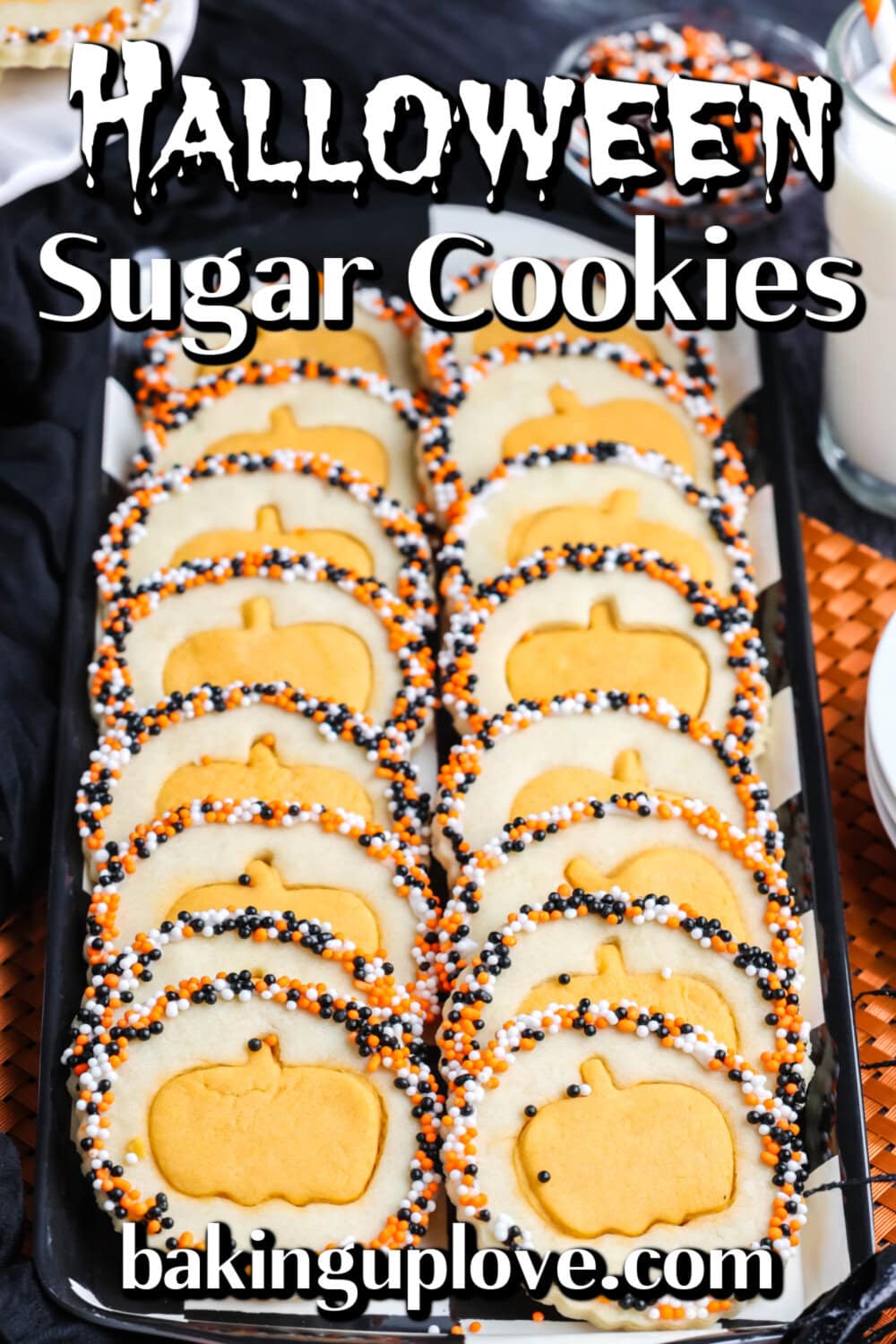 Halloween Sugar Cookies pin. 
