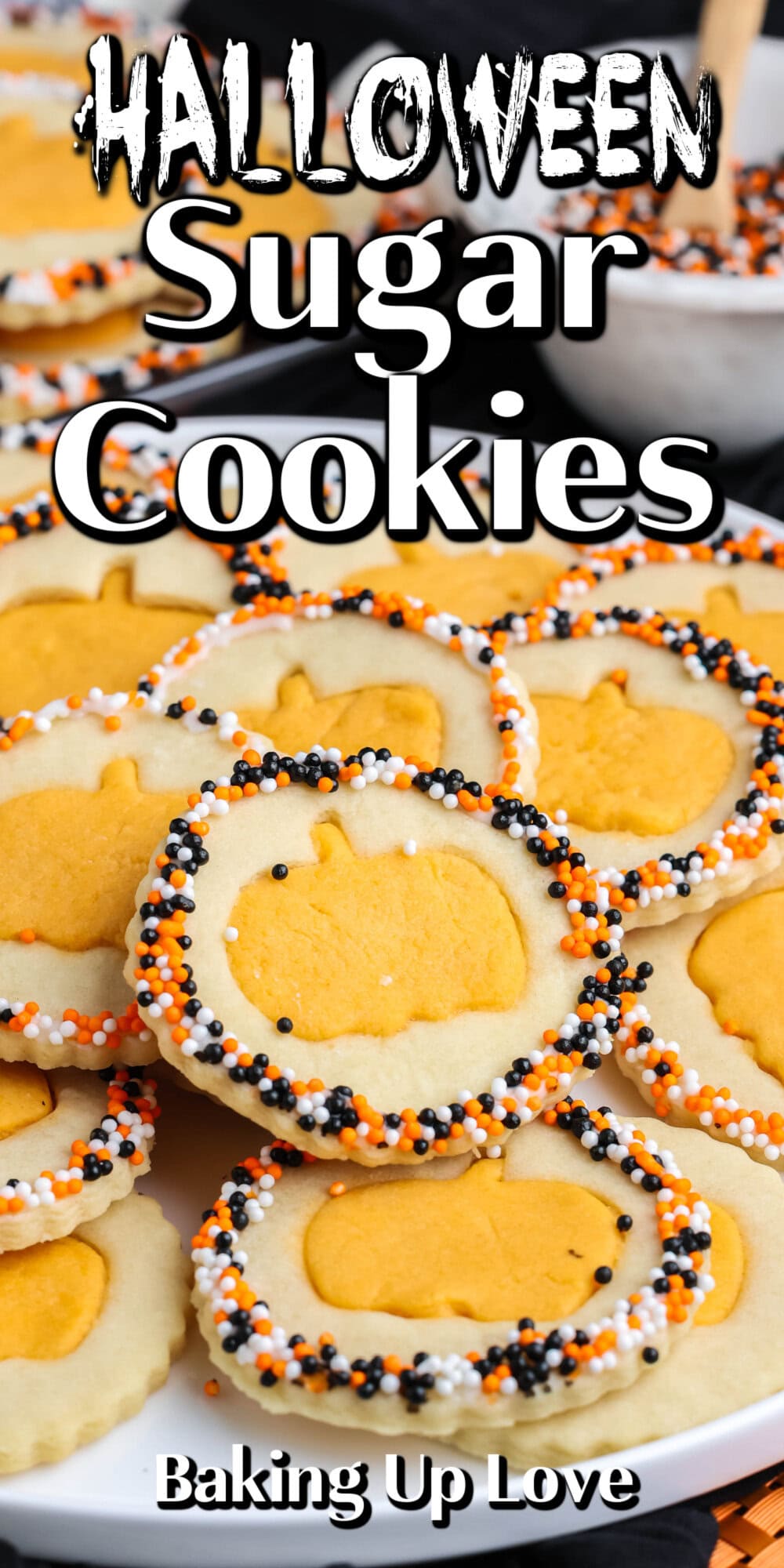 Halloween Sugar Cookies pin. 